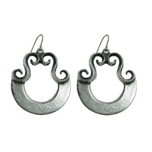 Turkish Silver Hoop Dangle Earrings (20) 925 Hooks